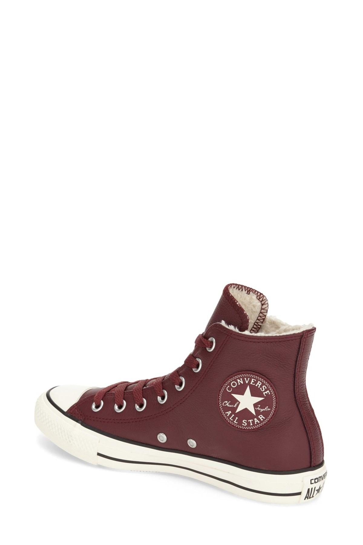 Fur lined converse sale